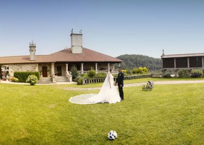 Novios en Pazo de Bendoiro