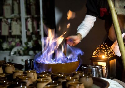 Queimada en boda gallega