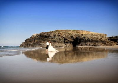 Foto espectacular de boda