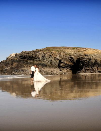 Foto espectacular de boda