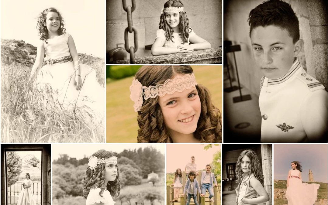Collage fotos de comunión