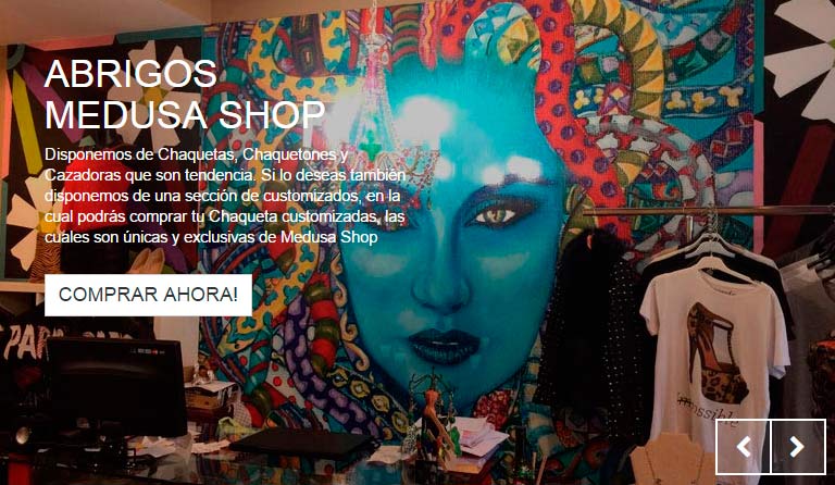 Nueva tienda online, MedusaShop