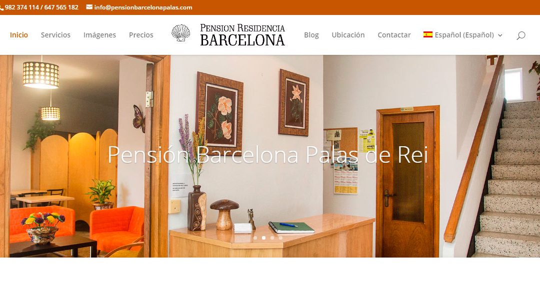 Pensión Barcelona Palas de Rei, Web, Fotos y Proyección youtube
