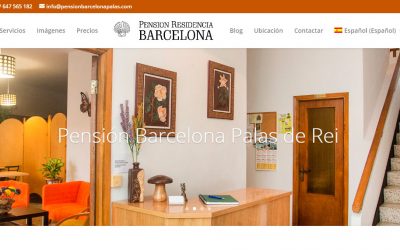 Pensión Barcelona Palas de Rei, Web, Fotos y Proyección youtube