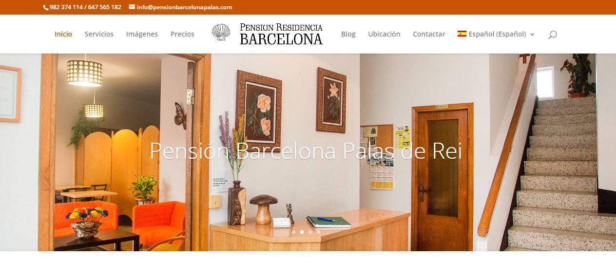 Habitación Pensión Barcelona Palas de Rei