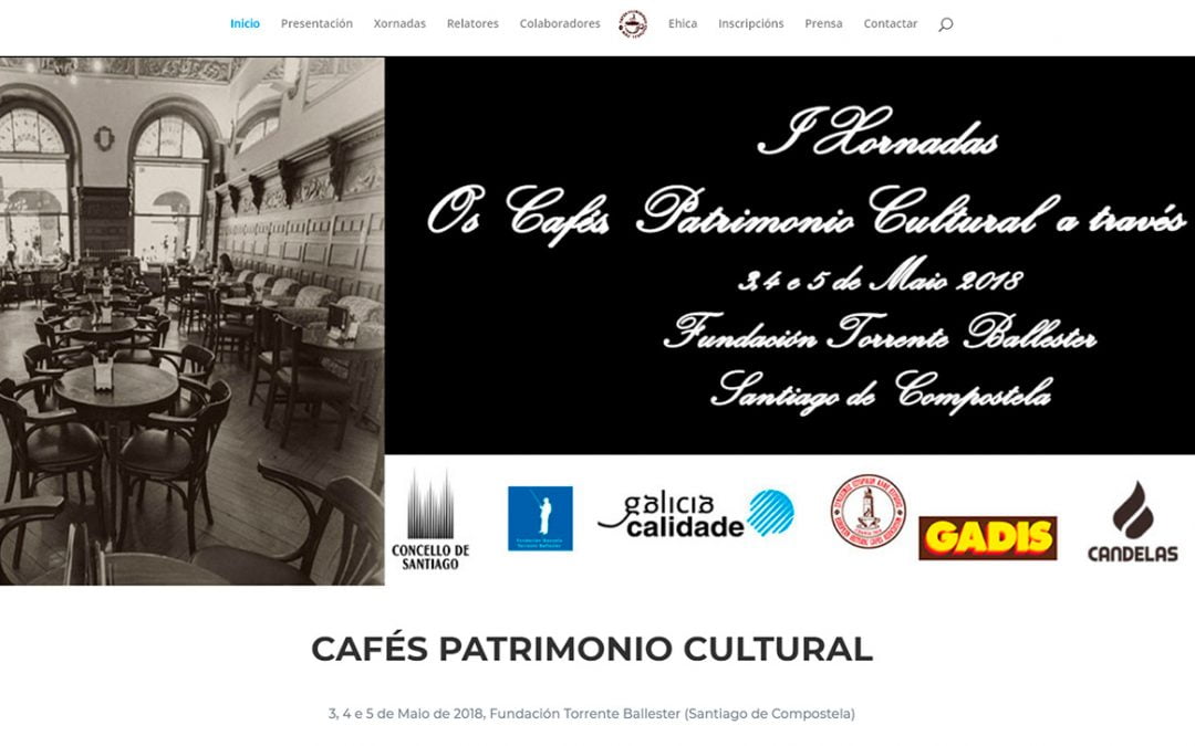 Web Café Patrimonio cultural