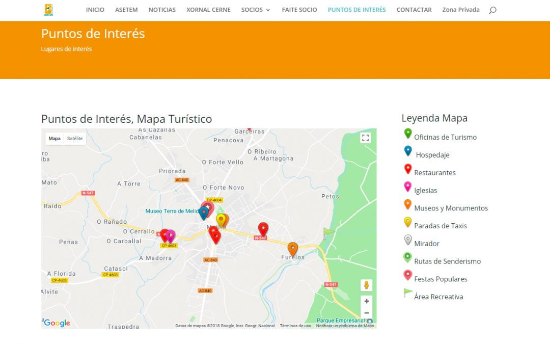 Mapa Interactivo para Asetem