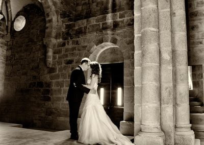 Iglesia en Galicia, postboda