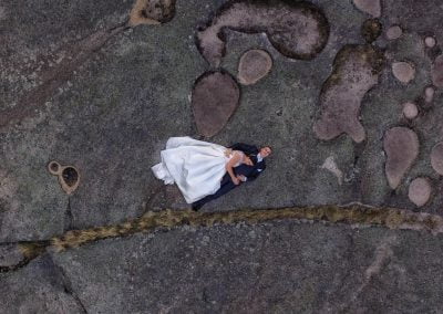 Foto con dron en Postboda