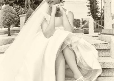 Novia en Sesión de Boda