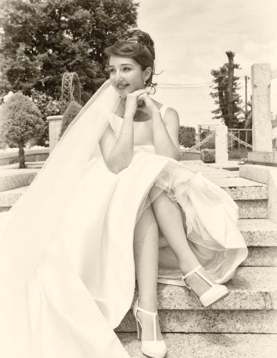 Novia en Sesión de Boda