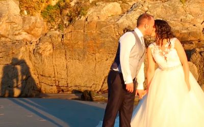 Post Boda en Coruña realizado con Dron