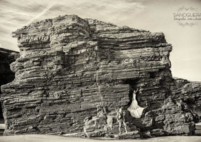 Novios en Roca Gigante