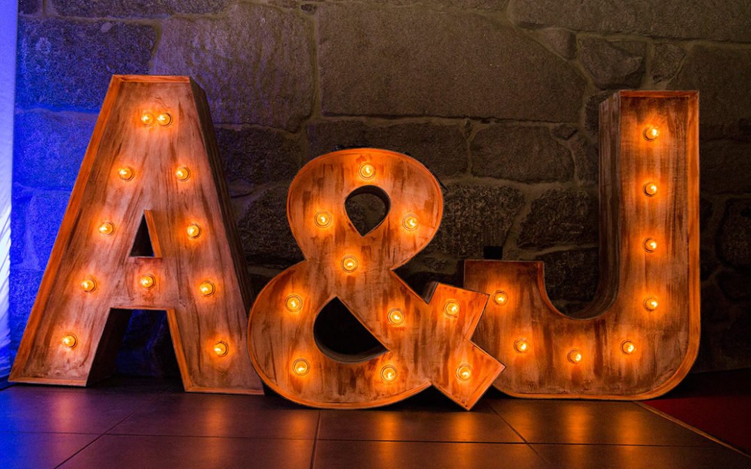 Letras Gigantes para Bodas