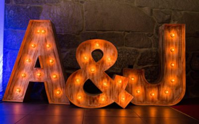 Letras Gigantes para Bodas
