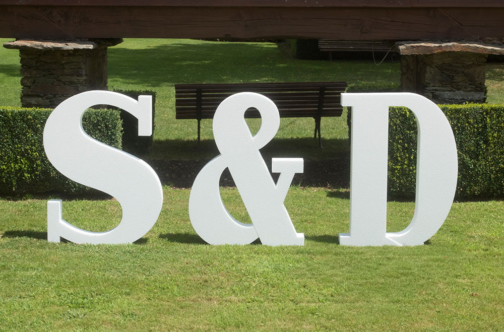 letras gigantes xxl porex o corcho